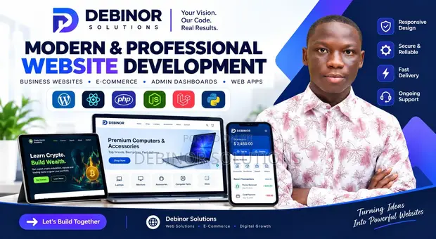 Debinor Solutions: Custom Web Development & Digital Services - 1