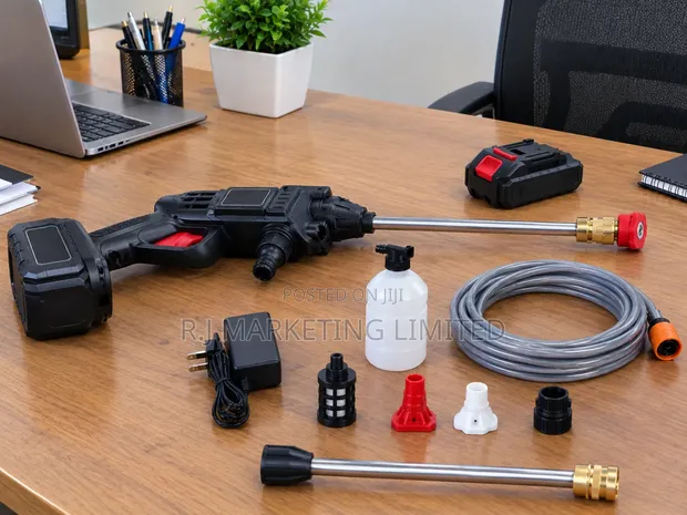 Cordless Rechargeable High Pressure Car Wash Machine Gun - 1