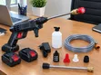 Cordless Rechargeable High Pressure Car Wash Machine Gun - 2