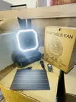 40,000mAh 3-in-1 Rechargeable Camping Fan with LED Light - 2