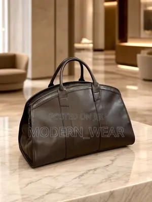 Solid Leather Mid-Size Duffle Bags