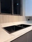 Complete Black Durable Double Bowl Cabinet Sink - 2