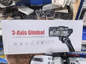 3-Axis Gimbal Stabilizer for Smartphones & Action Cameras