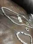 Silver Chain Set for Men - 1