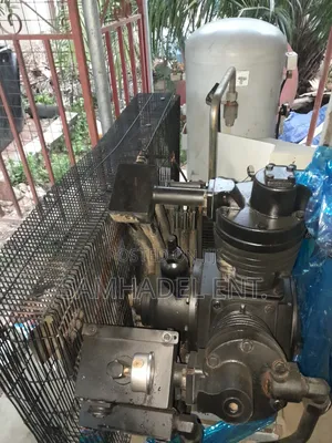 Industrial Compressor with Tank