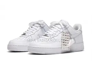 Brand New Nike Air Force 1 Triple White - Size 42