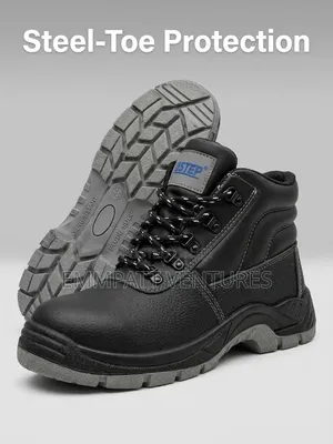 American Steel Industrial Safety Boots - Steel Toe