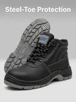 American Steel Industrial Safety Boots - Steel Toe - 2