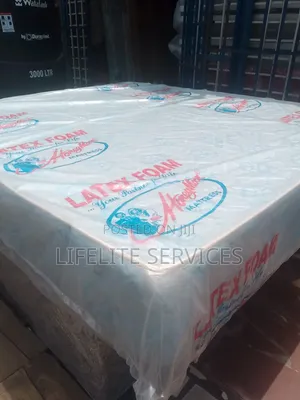 12" King Size Latex Foam Mattress | Jacquard Covered