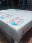 12" King Size Latex Foam Mattress | Jacquard Covered - 1