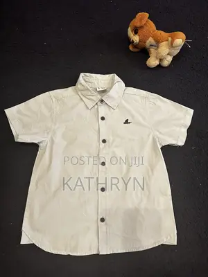 Boys Blue Linen Shirt (3-5Y)