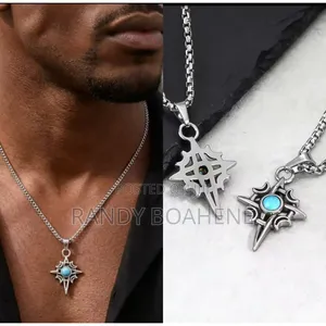 Celestial Compass Necklace - Stainless Steel