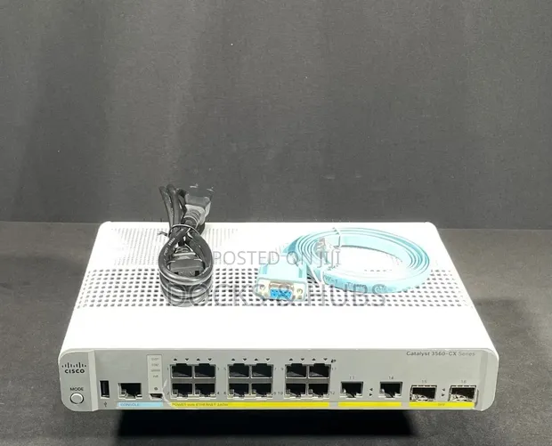 Cisco Catalyst WS-C3560CX-12PC-S V03 Managed Switch - 1