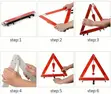 Double Reflective Warning Triangle for Roadside Emergencies - 2