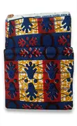 Original Hitarget Ankara 6 Yards - Blue Yellow Patchwork - 1