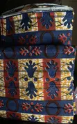 Original Hitarget Ankara 6 Yards - Blue Yellow Patchwork - 2