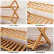 Foldable Bamboo Shoe Rack - 6-Tier - 3