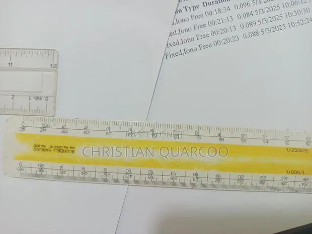 Surveyors Scale - Fan Scale - 1