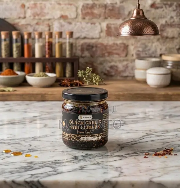Home Style Black Garlic Chilli Crisps - 1