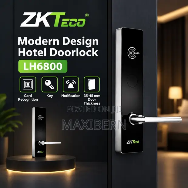 ZKTeco LH6800 RFID Smart Hotel Door Lock - 1