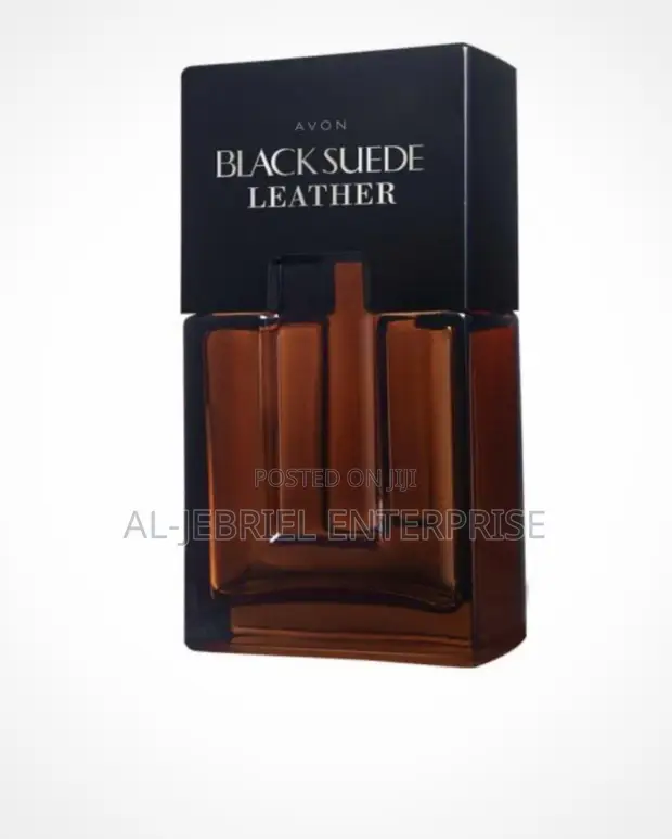 Avon Black Suede Leather Eau De Toilette - 1