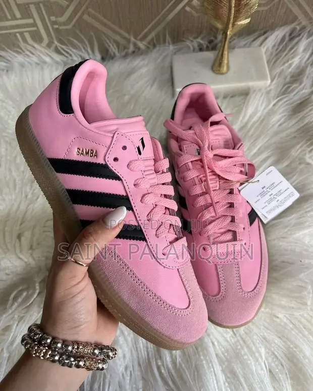 Adidas Samba OG x Lionel Messi "Light Pink / Lucid Pink" Sneakers - 1