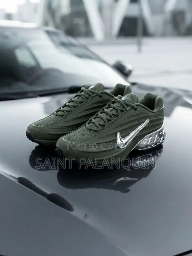 Olive Green Nike NOCTA Glide Sneakers - 1