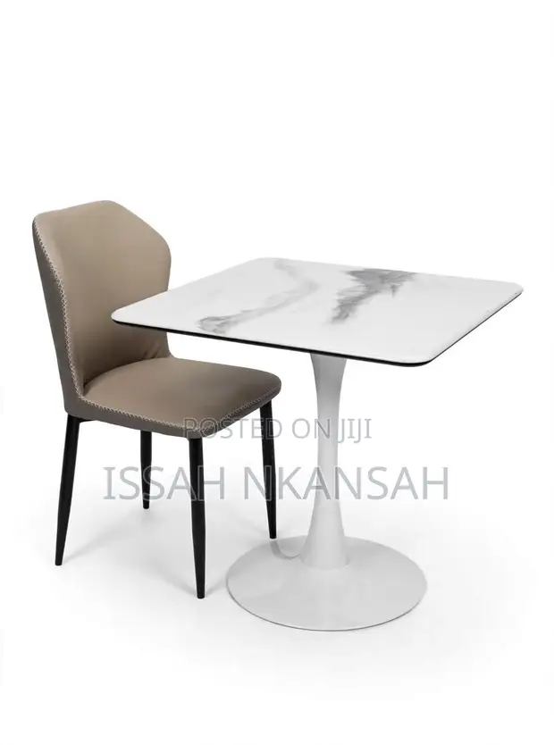 Zuo Modern Dining Table and Chairs - White - 1
