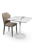 Zuo Modern Dining Table and Chairs - White - 1