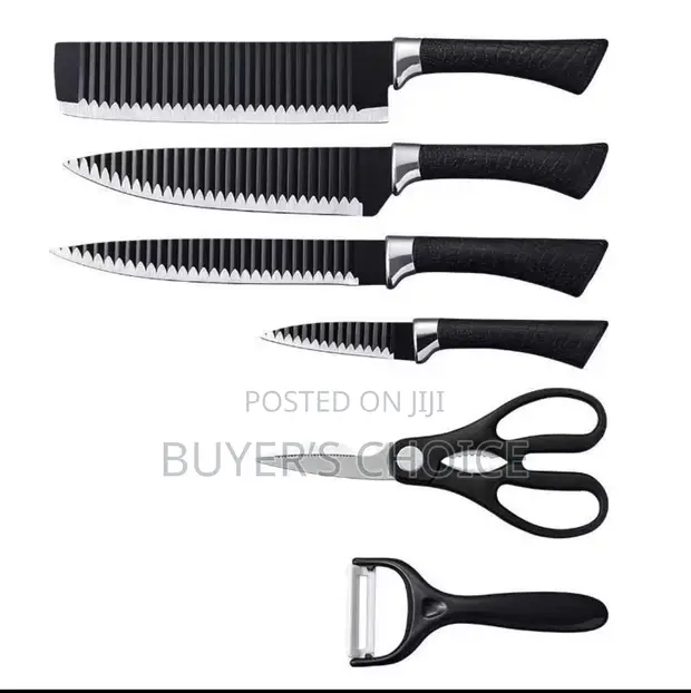 6 Piece Kitchen Knife Set - 1