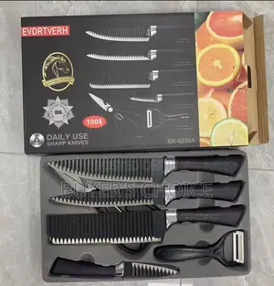 6 Piece Kitchen Knife Set