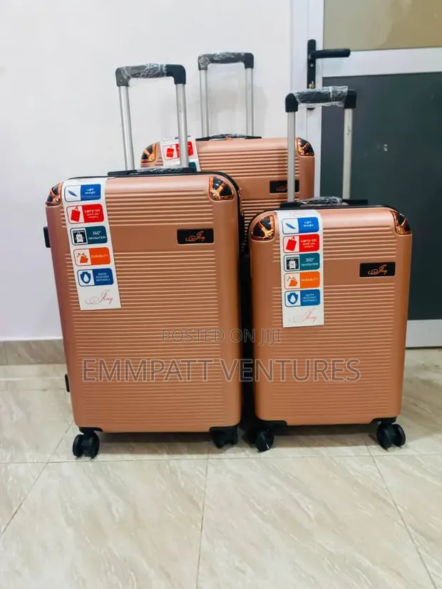 Anne Klein Luxurious Luggage Set - Brown - 1