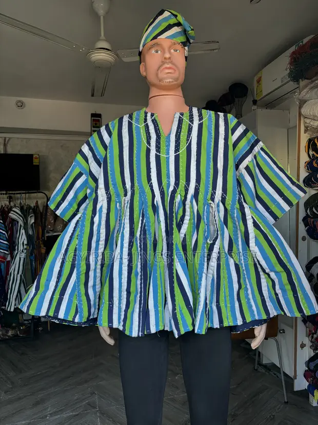 Lemon Green Men's Smock - 1