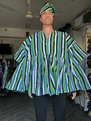 Lemon Green Men's Smock
