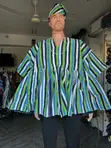 Lemon Green Men's Smock - 1