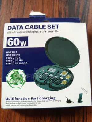 60W Multi-Function Charging Cable Set