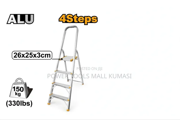 INGCO 4-Step Aluminium Step Ladder - 1