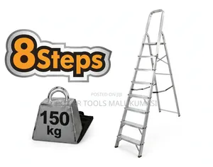 INGCO Household Aluminium Step Ladder - 8 Steps