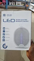 2-in-1 Rechargeable Electric Mosquito Swatter & LED Trap Lamp - 1