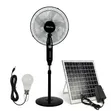 Quality Solar Rechargeable Standing Fan - 16-Inch - 1