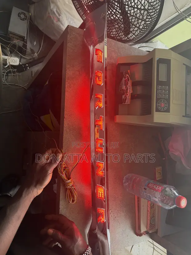 Toyota Fortuner 2012-2015 LED Boot Trunk Spoiler - 1