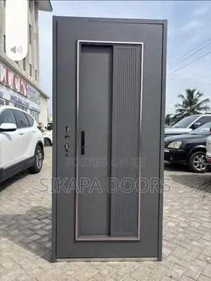 Semi-Rough Steel Door - Single & One and a Half