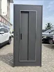 Semi-Rough Steel Door - Single & One and a Half - 1