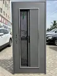 Semi-Rough Steel Door - Single & One and a Half - 2