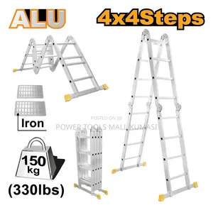 INGCO Multi Purpose Aluminum Ladder 4x4