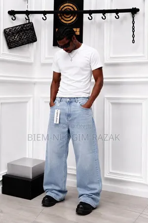 High Quality Denim Baggy Straight and Flare Jeans