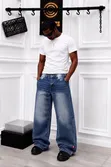 High Quality Denim Baggy Straight and Flare Jeans - 2