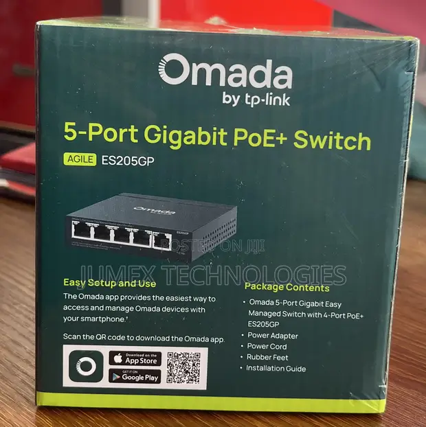 TP-Link Omada ES205GP 5-Port Gigabit PoE+ Managed Switch - 1