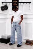 Chrome Hearts Straight Baggy Jeans - 1