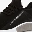 Crosshatch Men's Breathable Knit Trainers - Black - 1